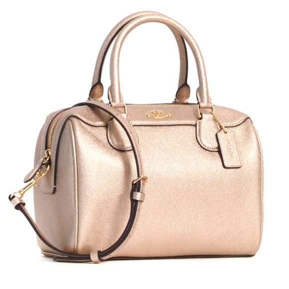 Coach mini bennett rose best sale gold